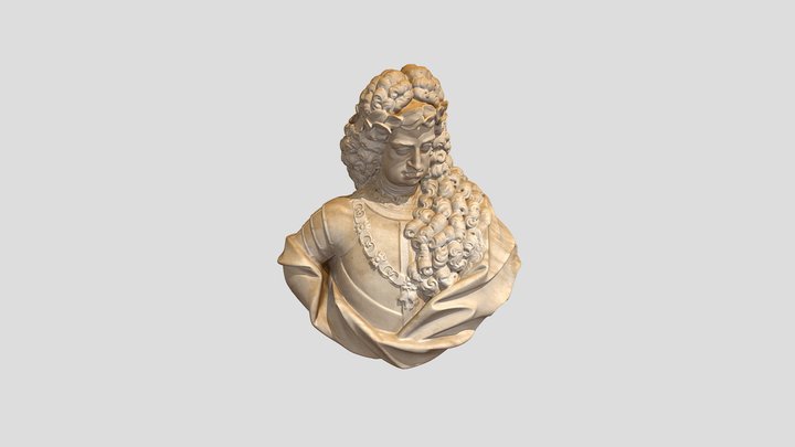 Francesco Robba: Charles VI_16K_CANON 3D Model