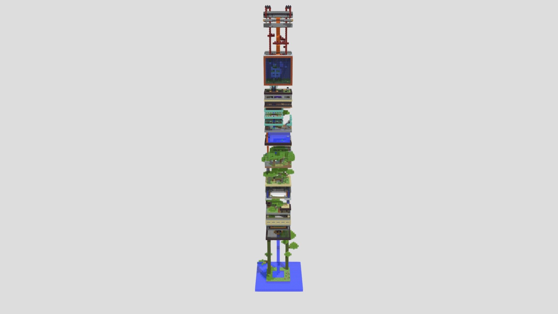 SkyTree - 3D model by konimaru [da6aa92] - Sketchfab