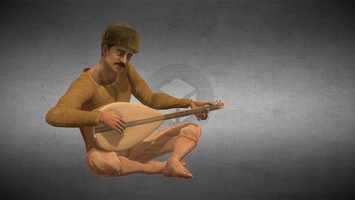 Bard (Musician) 3D Model 3D Model