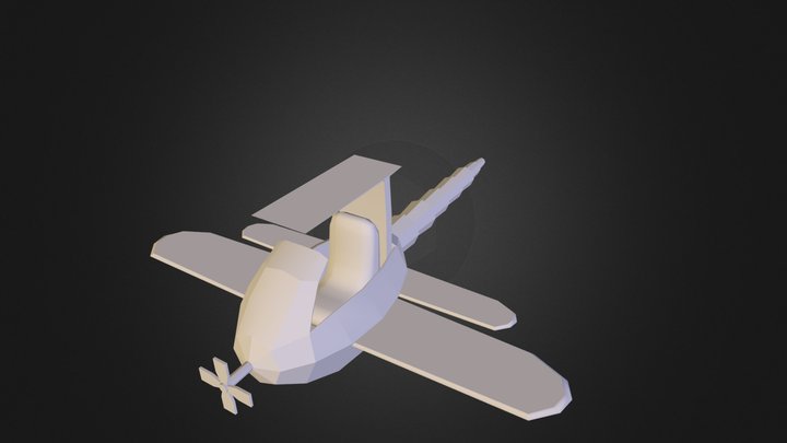 dragonflyPlane 3D Model