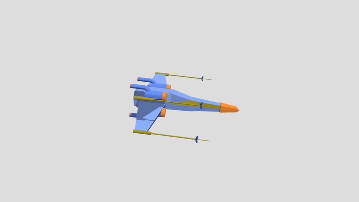 4 Home Work Color Xwing 3D Model