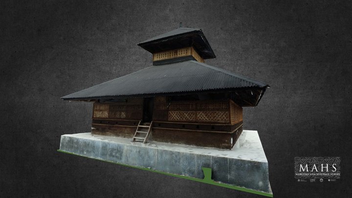 Teungku Chik Di Tiro Old Mosque 3D Model