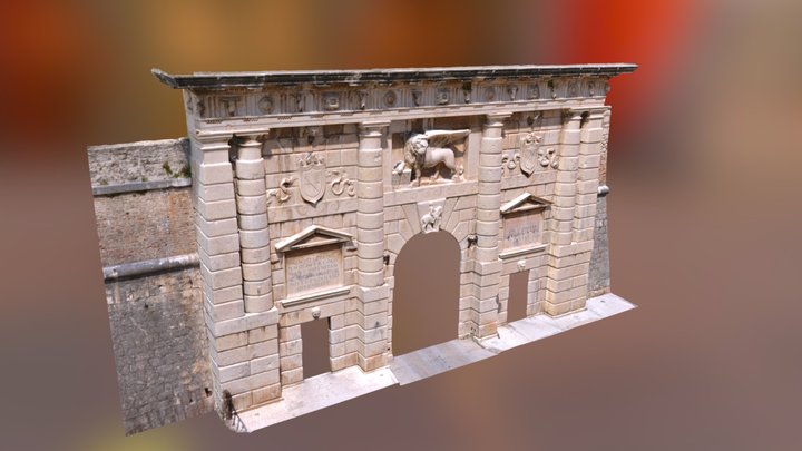 Foša / The Land Gate, Zadar Croatia 3D Model