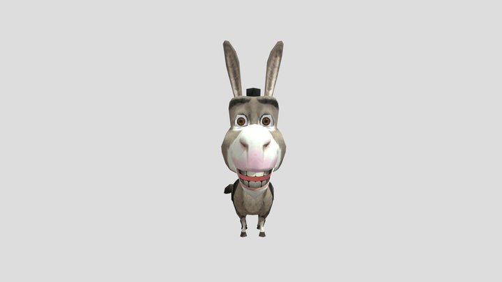 Donkey 3D Model
