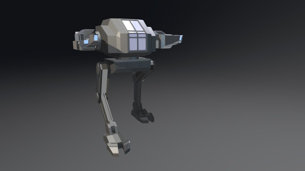 Mech Robot Animation Walk