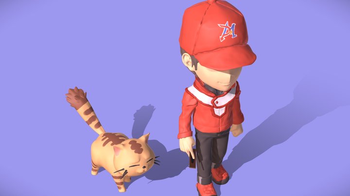 MC and Pharaoh (Yu-Gi-Oh! GX:Tag Force) 3D Model