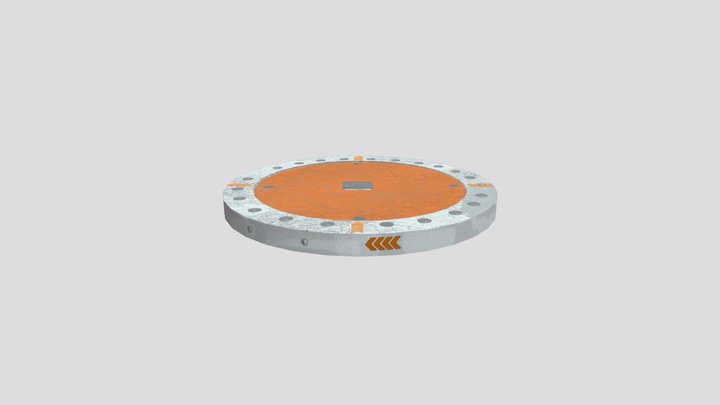 Circular Platform 3D Model