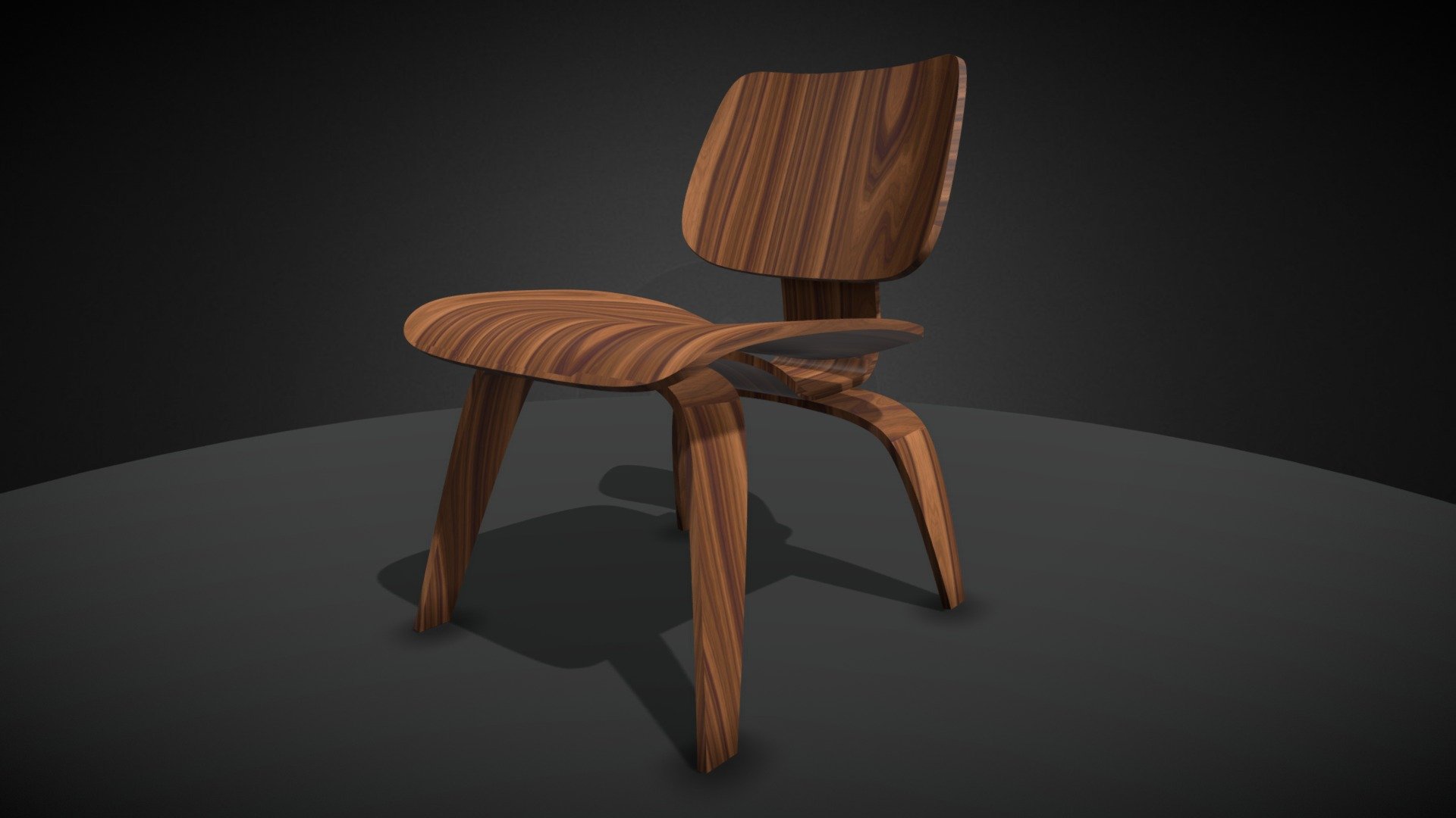 Moulded plywood chair - 3D model by vnuelondon [da71635] - Sketchfab