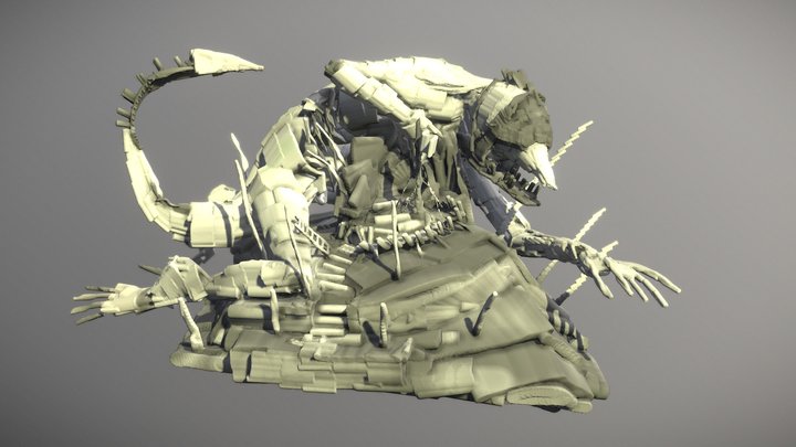 Fallen Titan – Free 3D Model STL