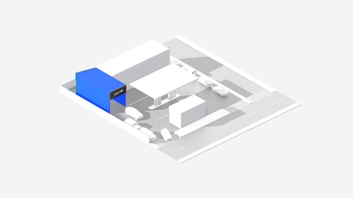 Station plan 5 3D Model