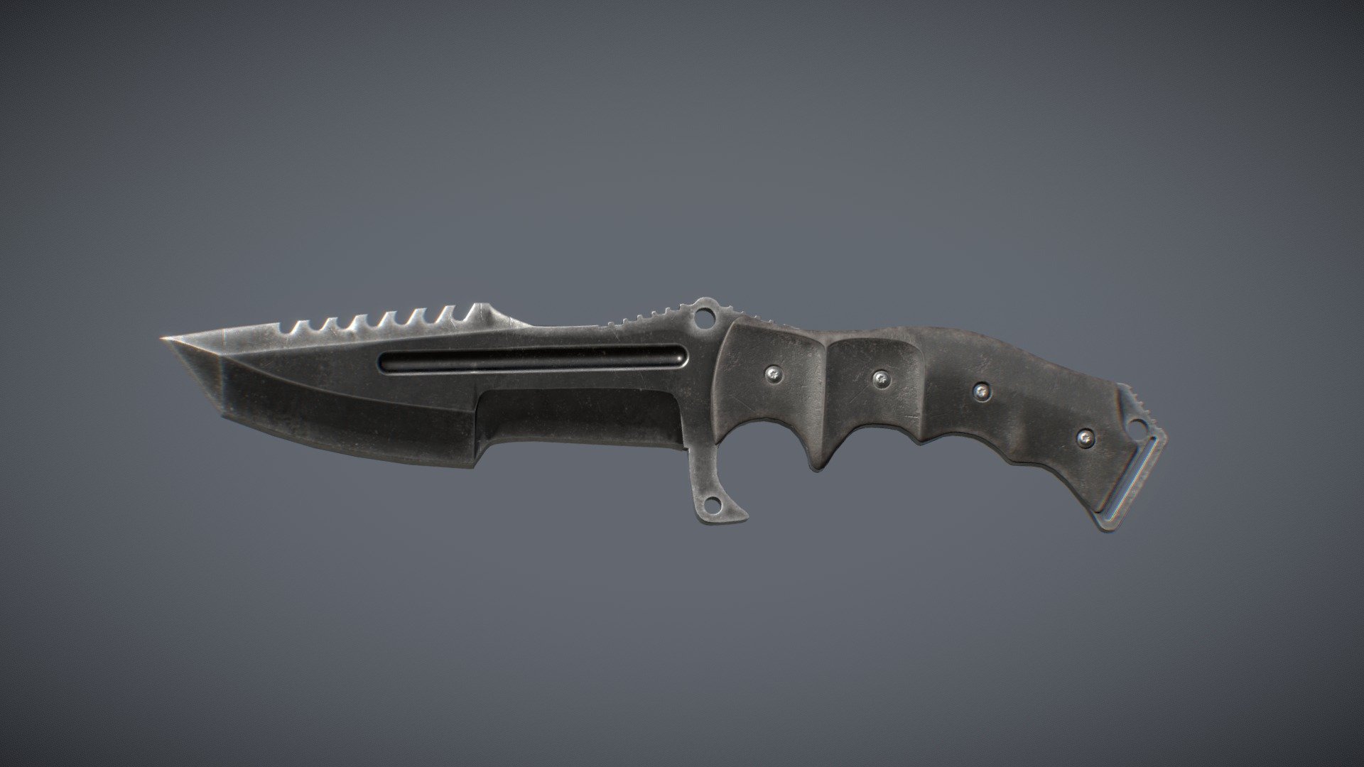 MTech Xtreme tactical knife - 3D model by Oferion [da73224] - Sketchfab
