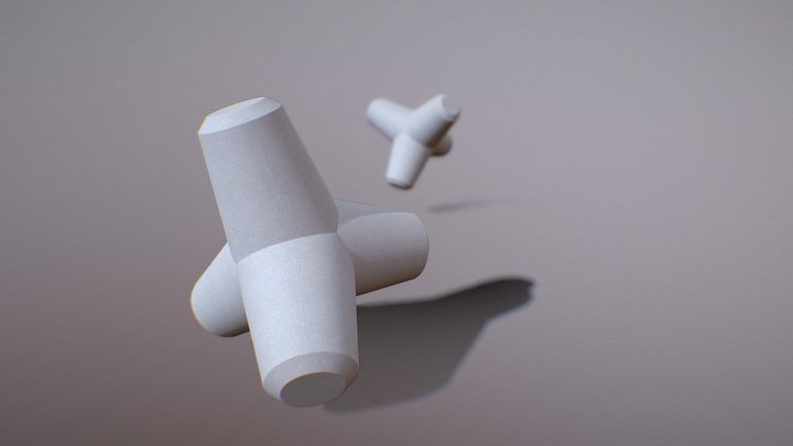Tetrapod (1) 3D Model