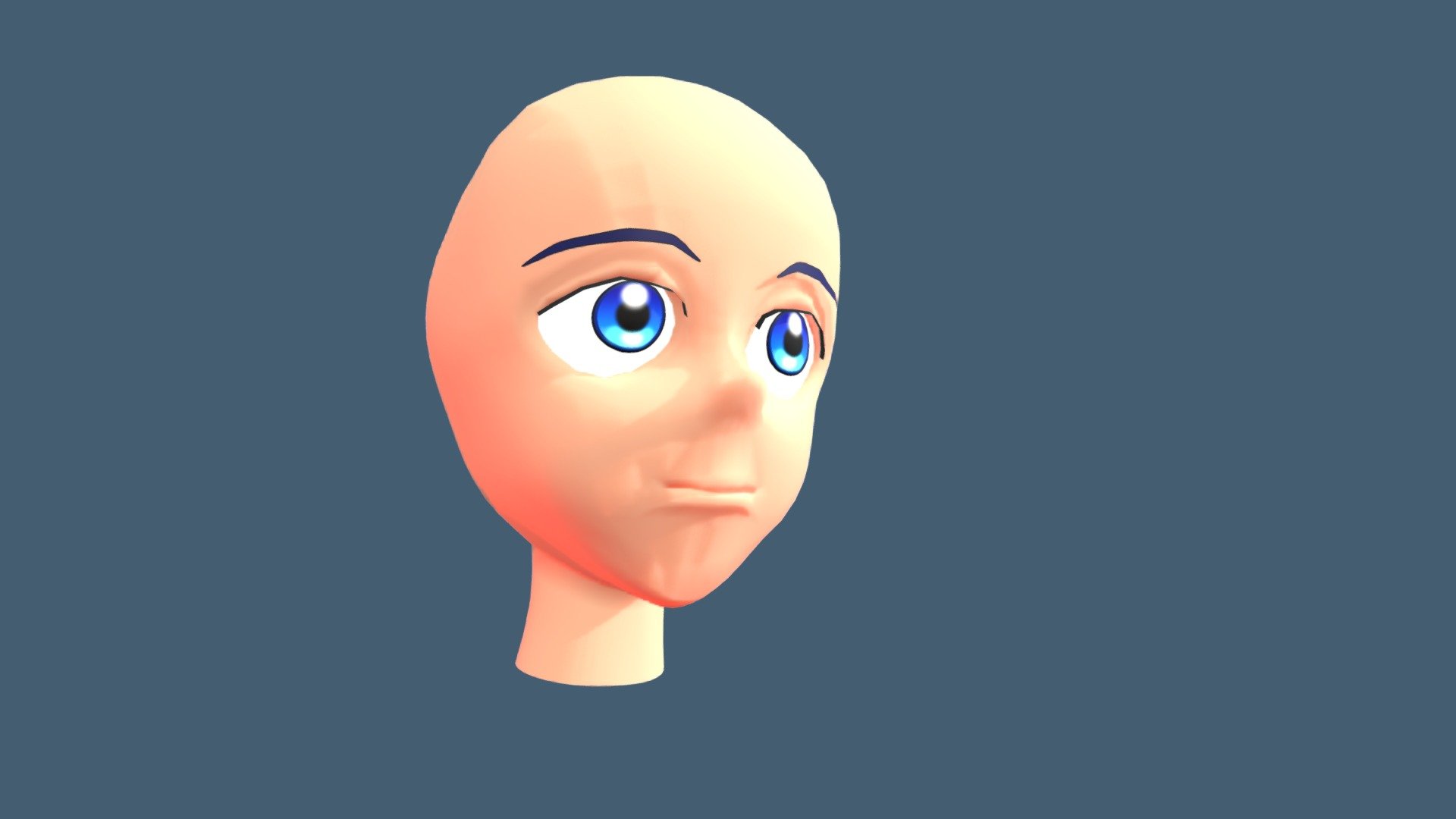 Anime Head 02 - Download Free 3D model by justice2free [da75293] - Sketchfab