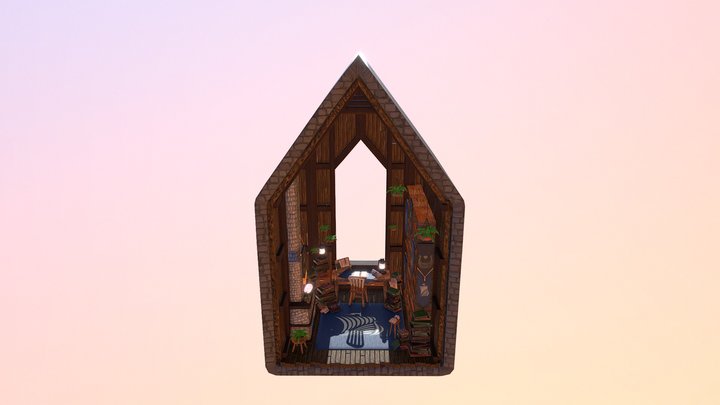 Attic Room 3D Model