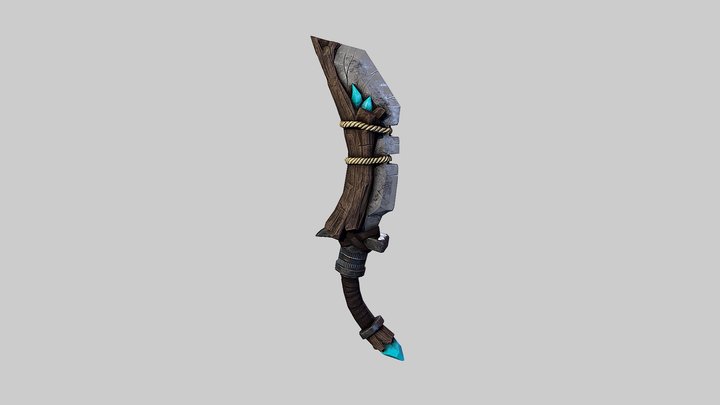 Mystical Dagger 3D Model