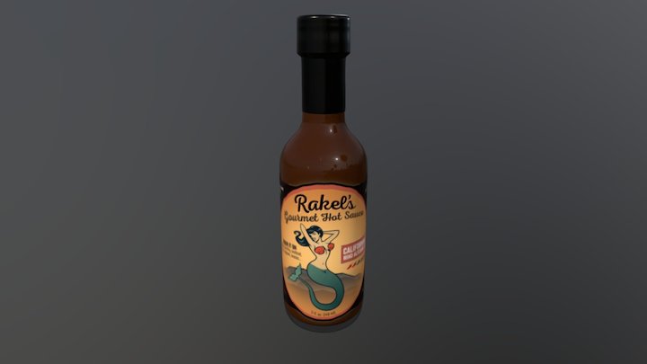 Rakel's Gourmet Hot Sauce California Zen 3D Model