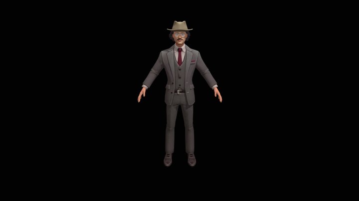 male character #3 3D Model