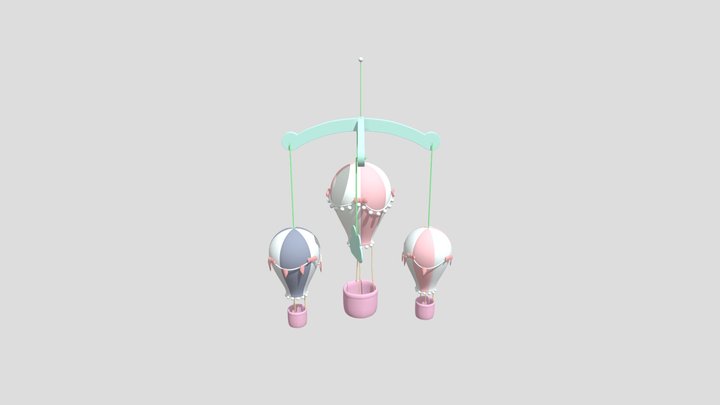 Prince Balloons 3D Model
