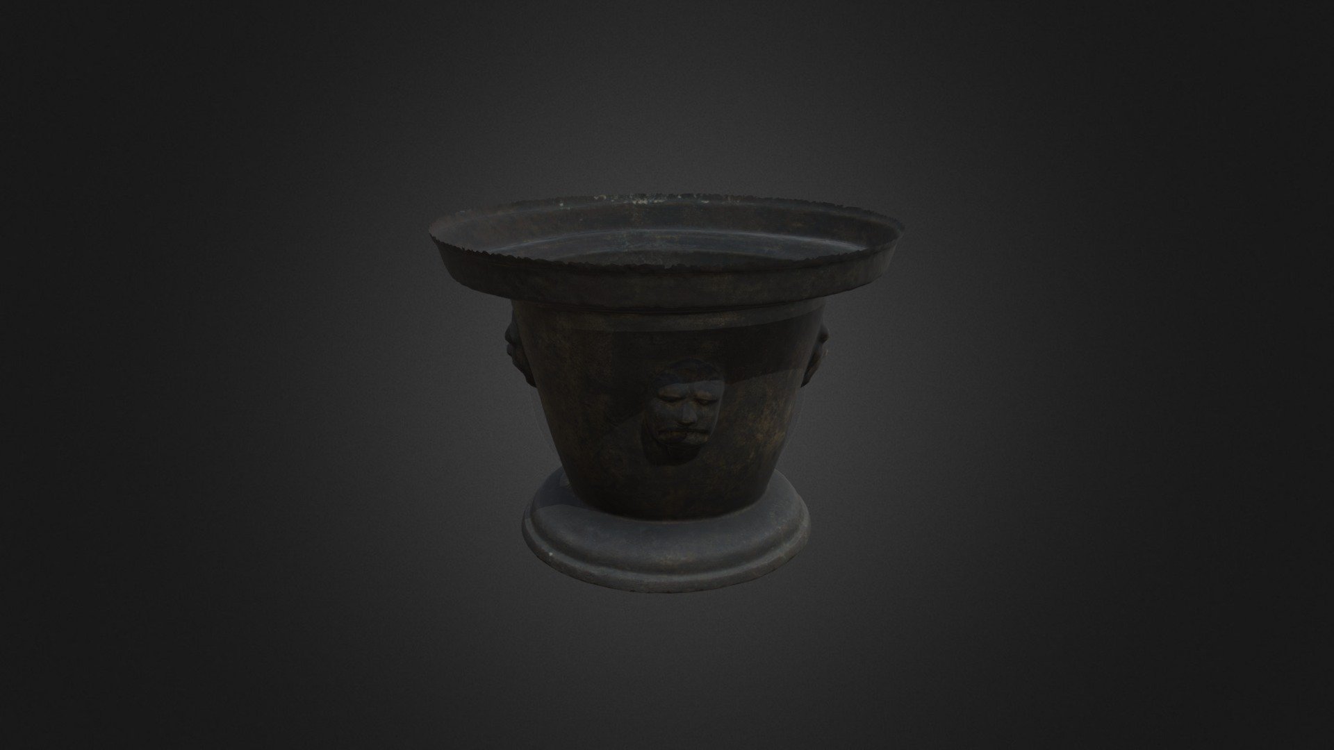 17th century bronze mortar