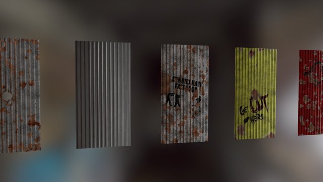 Customizable Metal 3D Model