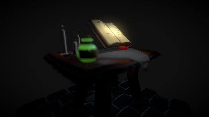 Spell Table 3D Model