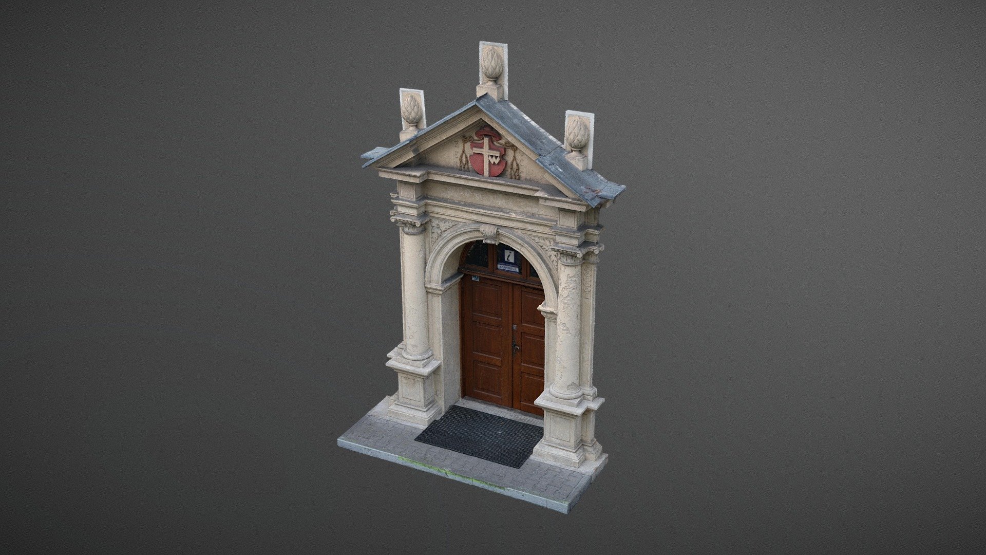 Portal wejściowy do dawnego klasztoru paulinów — Sketchfab embed 3D viewer