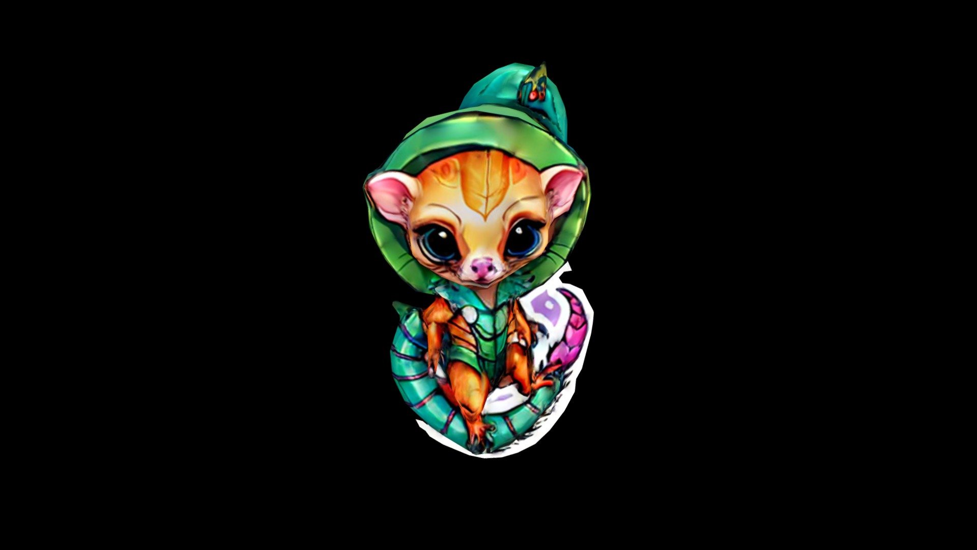 Whimsical Character Illustration A Fusion of Art - Download Free 3D ...