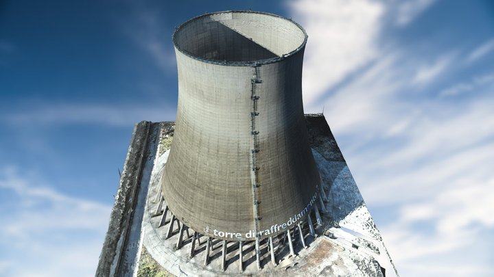 Torre Raffreddamento | Ex Centrale Termica 3D Model