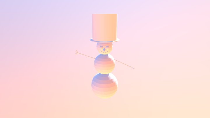 snowman v1 3D Model