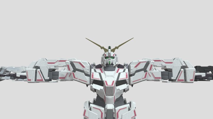 Unicorn Gundam Destroy Mode – Free 3D Model STL