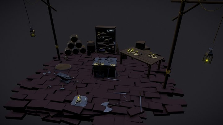 DS-Blacksmith 3D Model