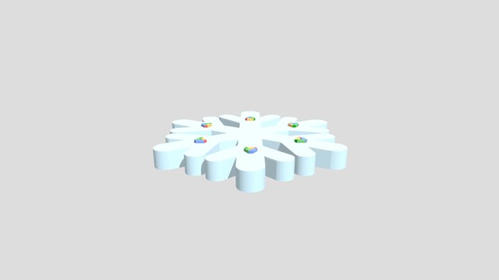 SNOWFLAKE DRIVE2 3D Model