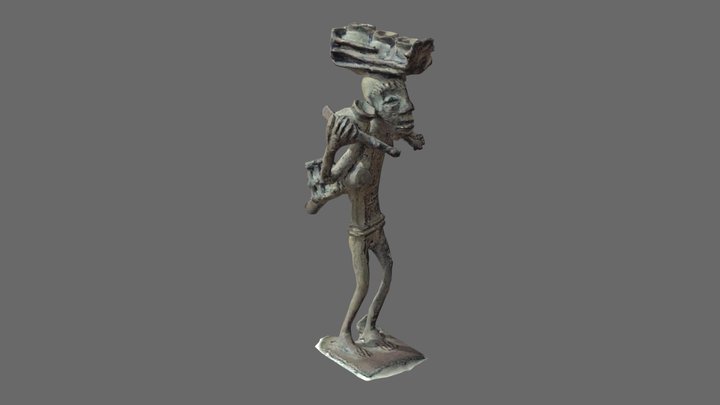 Bronze Figure 3D Model