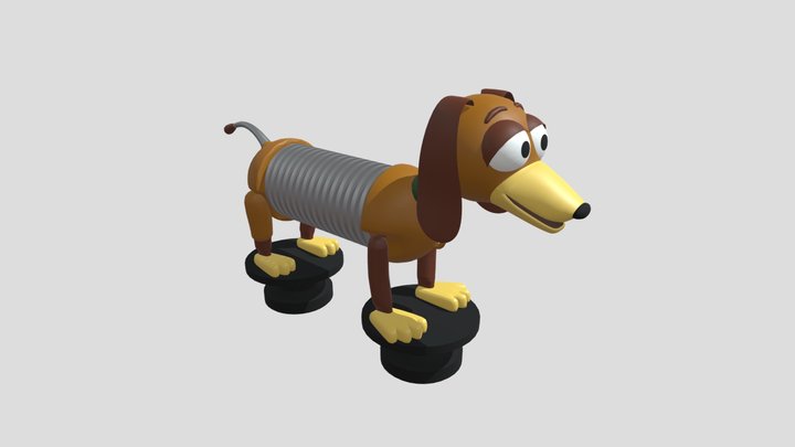 Croc Slinkydog Jibbit 3D Model