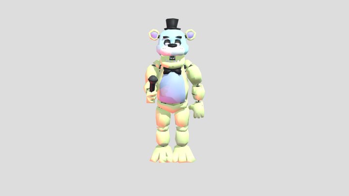 Nightmare Fredbear Fnaf 4 - Download Free 3D model by Tankman