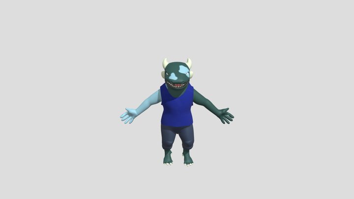 Rhozo Silver-tail 3D Model
