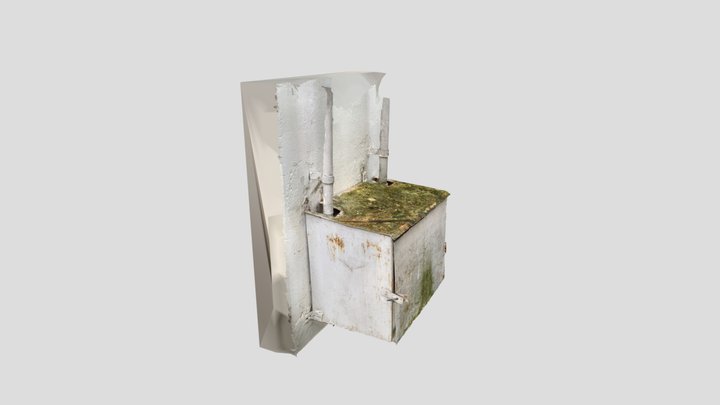 gas meter box 3D Model