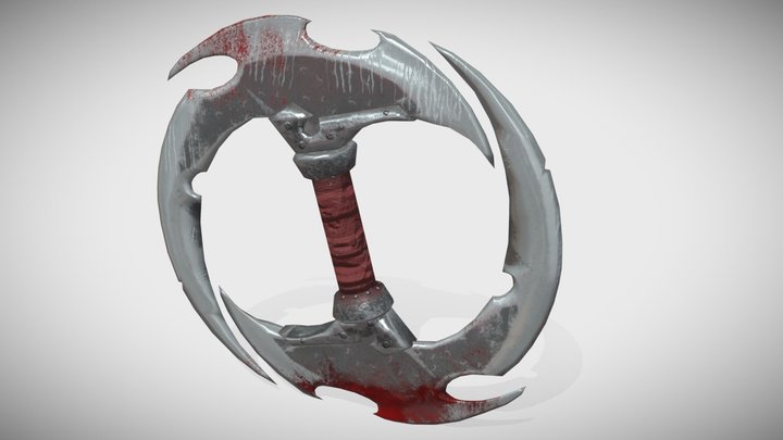 Circular Weapon 3D Model