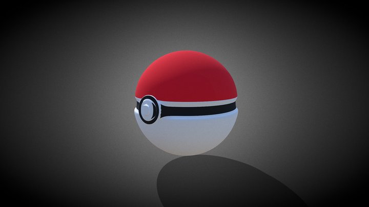 Poke ball miqdad 3D Model