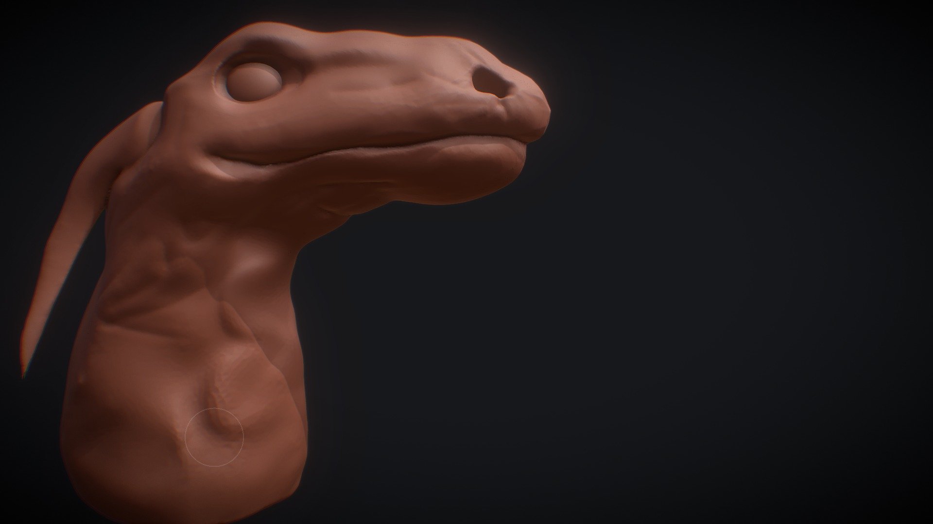 Stylized Goat Sculpt — Sketchfab embed 3D viewer