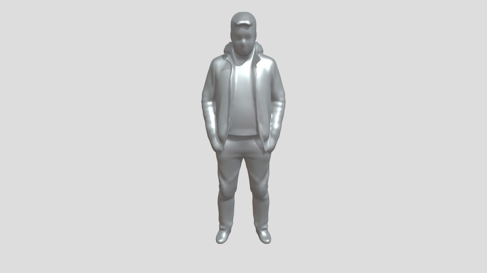 standing human figure - 3D model by iamglebiva [da8382d] - Sketchfab
