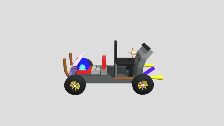 TrailBlazer go Kart – Gratis 3D-model STL
