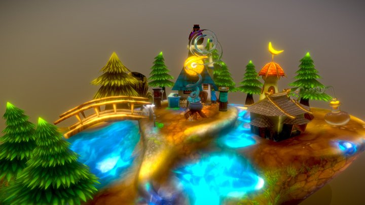 Magic_land 3D Model