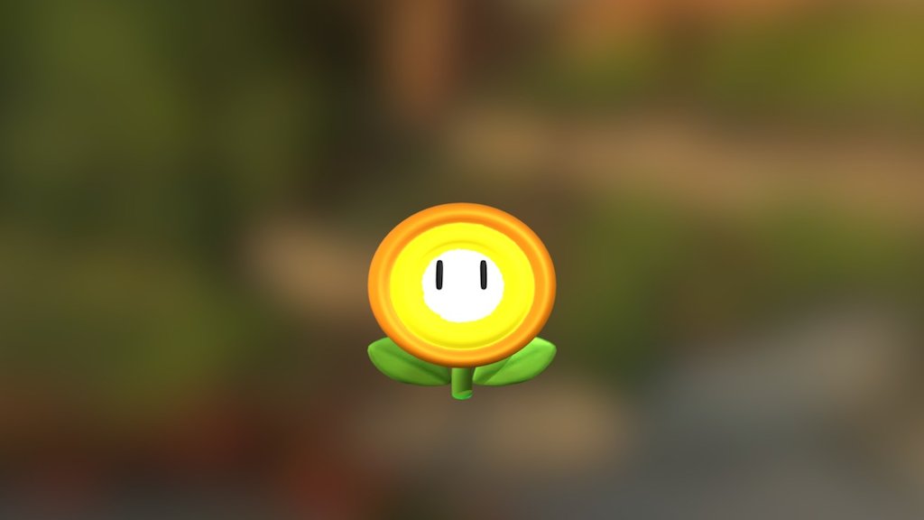Flower Power up Mario