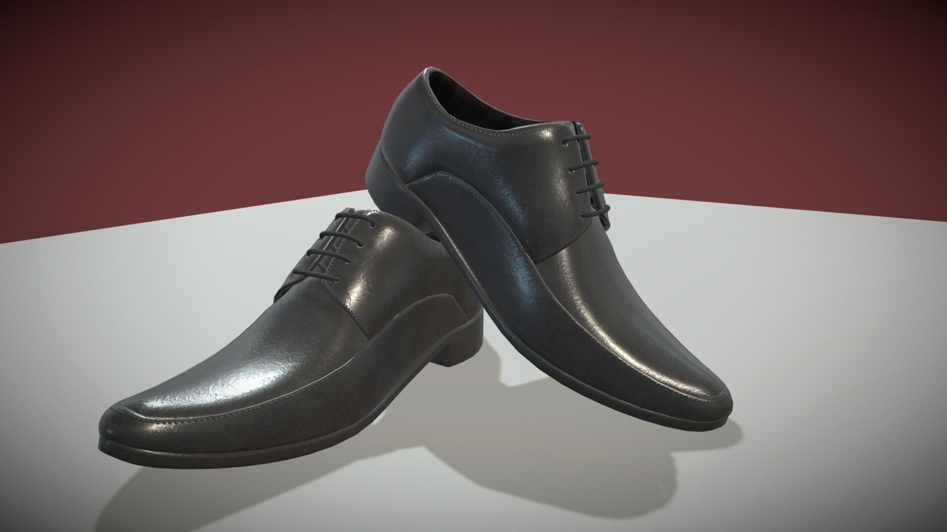 Leather shoes - Download Free 3D model by nguyenthiutminh0402  (@nguyenthiutminh0402) [da863f8]