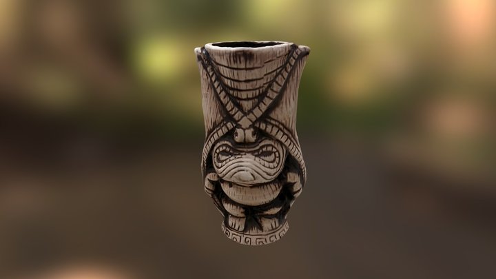 Kane Tiki Mug 3D Model