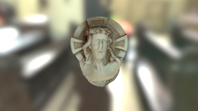 Busto funerario de Cristo 3D Model