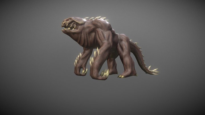 LizardBeast 3D Model