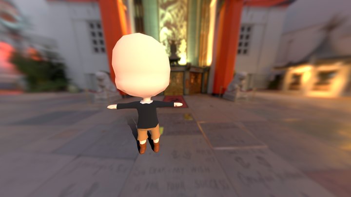 Low Poly Character 3D Model