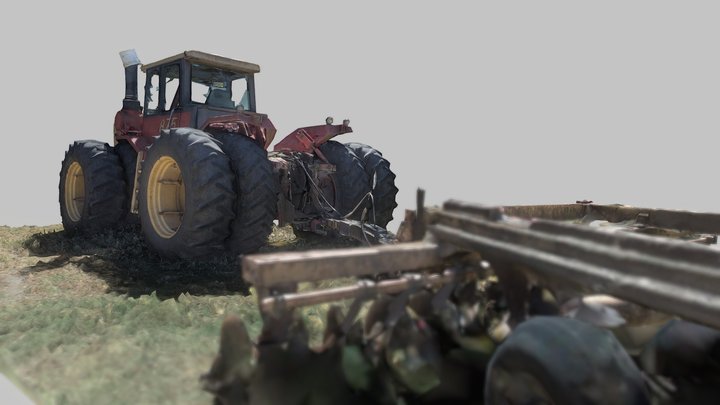 Heavy Tractor 3D Model